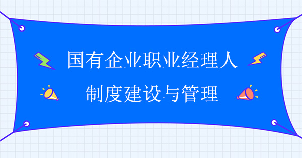 國有企業職業經理人制度建設與管理