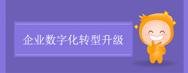 企業(yè)數(shù)字化轉型升級