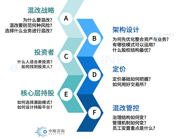 混改“六大關鍵領域和15個核心問題”